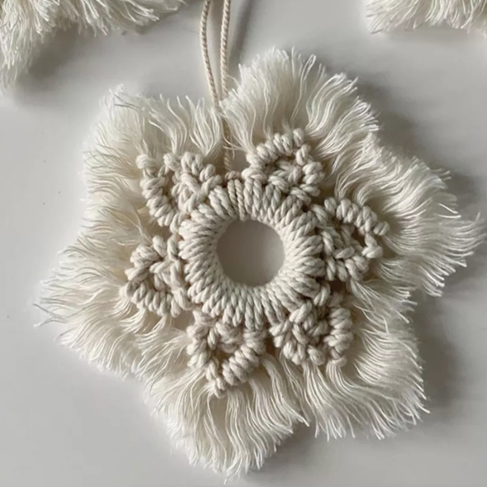 NEW Handmade Macrame Nordic Wind Wall Decoration, Hand Woven Pendant 100% Cotton